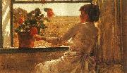 Childe Hassam Summer Evening oil painting on canvas
